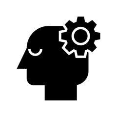 thinker icon or logo isolated sign symbol vector illustration - high quality black style vector icons
