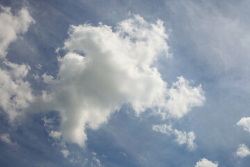 Blue sky with clouds