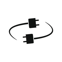 vector image of two sockets