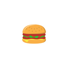 Burger icon design illustration template