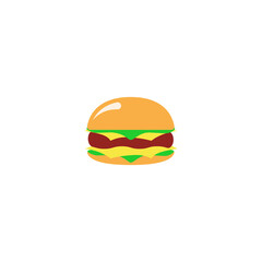 Burger icon design illustration template