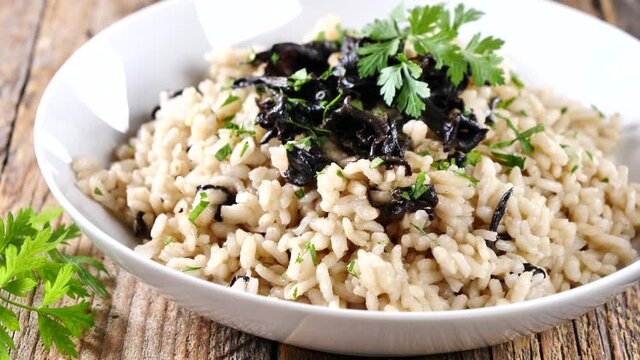 risotto with mushroom