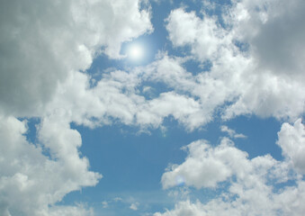 Cloudy sky background
