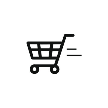 shopping cart vector image