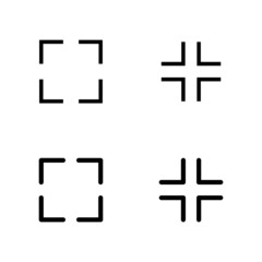 full screen vector icon