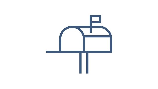 Office icon. Web icon set. Office, great design for any purposes. Motion graphics.