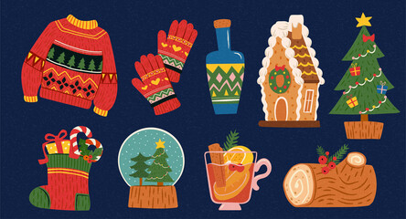 Christmas element collection