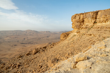 Makhtesh (crater) Ramon, is a geological landform of a large erosion cirque in the Negev Desert,...