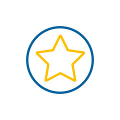 Add to favorites vector icon, star symbol