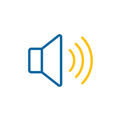 Max volume high vector flat icon