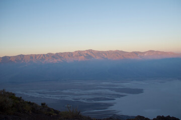 sunrise in the mountains
