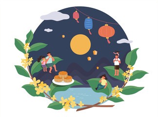 Mid-Autumn Festival illustration