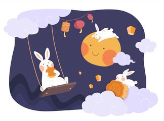 Mid-Autumn Festival illustration