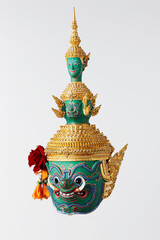 Tossakan mask khon traditional dance drama art of Thailand