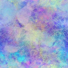 Seamless iridescent rainbow light pattern for print. High quality illustration. Swirly mix of pastel colors resembling holographic foil. Fantasy spectrum mermaid fantastical pattern for print.