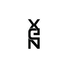 xen initial letter monogram logo design
