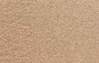 Sea sand with flat dry surface
