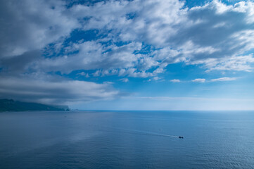 Fototapeta na wymiar 夏の神威岬からの風景