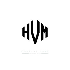 HVM letter logo design with polygon shape. HVM polygon logo monogram. HVM cube logo design. HVM hexagon vector logo template white and black colors. HVM monogram, HVM business and real estate logo. 