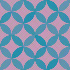 Interlacing circles parts cheerful seamless