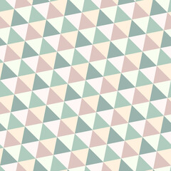 Fototapeta na wymiar Triangle Seamless Pattern. Geometric Background.
