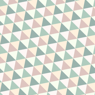 Triangle Seamless Pattern. Geometric Background.