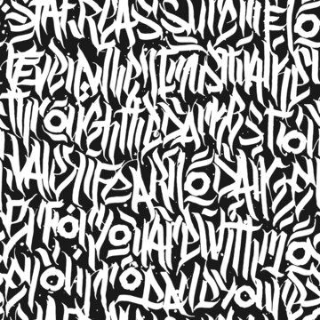 Abstract grunge seamless text pattern, vector illudtration