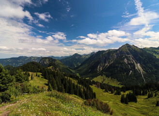 Alpenpanorama im Oberallgäu