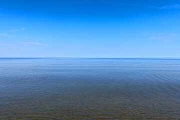 Fototapeta premium Calm Baltic sea. Poland seaside. Seascape