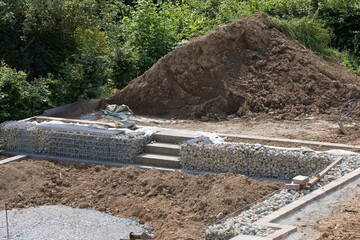 Gartengestaltung mit Gabionen