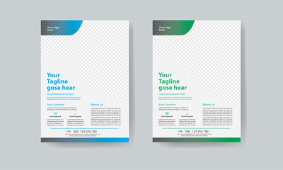 poster flyer pamphlet brochure cover design layout in two color