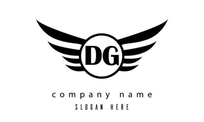 DG wings latter logo