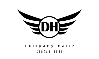 DH wings latter logo