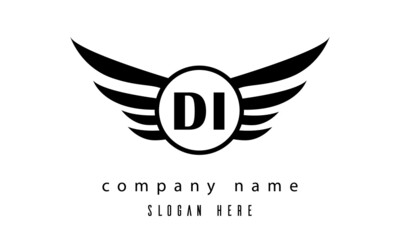 DI wings latter logo