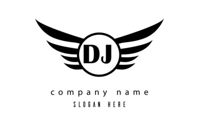 DJ wings latter logo