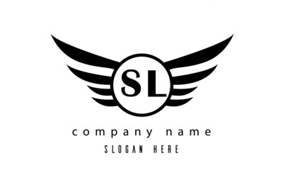 SL wings latter logo