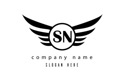 SN wings latter logo