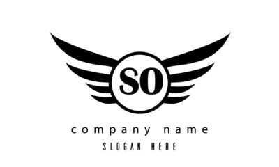 SO wings latter logo