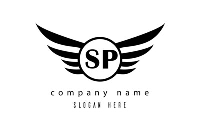 SP wings latter logo