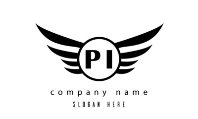 PI wings latter logo
