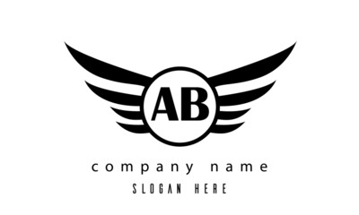 AB wings latter logo