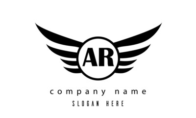 AR wings latter logo