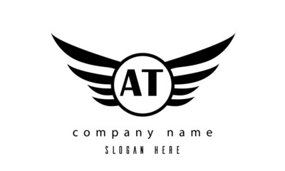 AT wings latter logo
