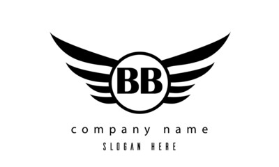 BB wings latter logo