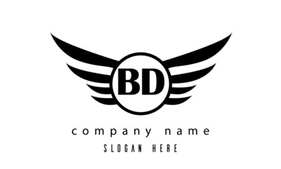 BD wings latter logo