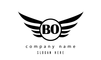 BO wings latter logo