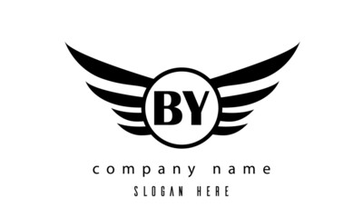 BY wings latter logo