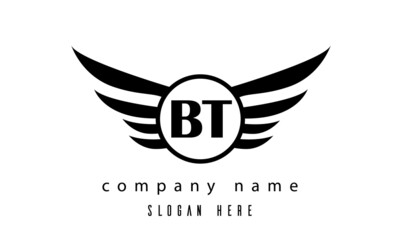 BT wings latter logo