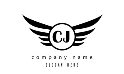CJ wings latter logo