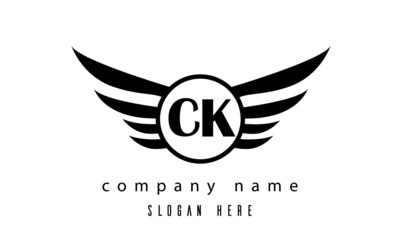 CK wings latter logo